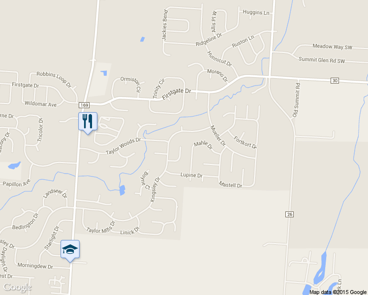 map of restaurants, bars, coffee shops, grocery stores, and more near 926 Dianthus Ct in Reynoldsburg