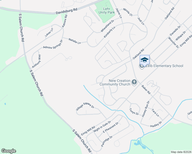 map of restaurants, bars, coffee shops, grocery stores, and more near 2922 Rainbow Rd in Dover