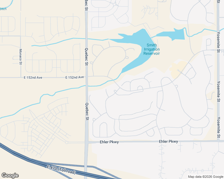 map of restaurants, bars, coffee shops, grocery stores, and more near 15125 Rosemary Street in Thornton