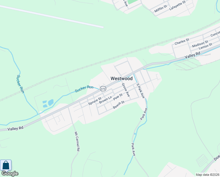 map of restaurants, bars, coffee shops, grocery stores, and more near 1332 Valley Road in Coatesville