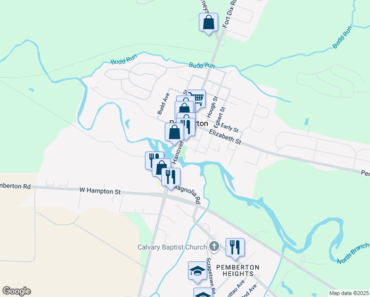 map of restaurants, bars, coffee shops, grocery stores, and more near 1 Mary Street in Pemberton