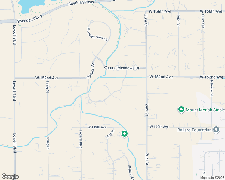 map of restaurants, bars, coffee shops, grocery stores, and more near 15101 Prairie Place in Broomfield