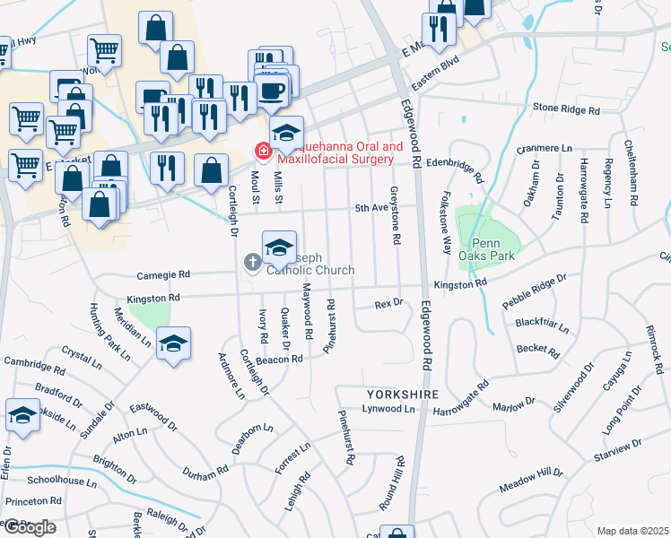 map of restaurants, bars, coffee shops, grocery stores, and more near 336 Wynwood Road in East York