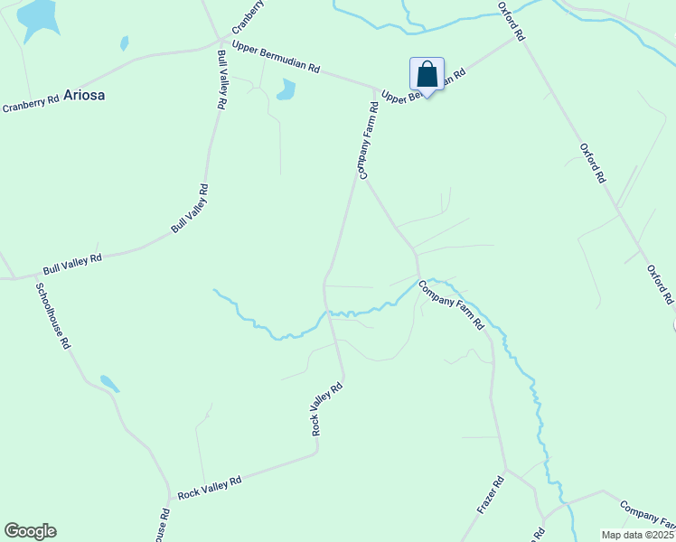 map of restaurants, bars, coffee shops, grocery stores, and more near 465 Rock Valley Road in Aspers