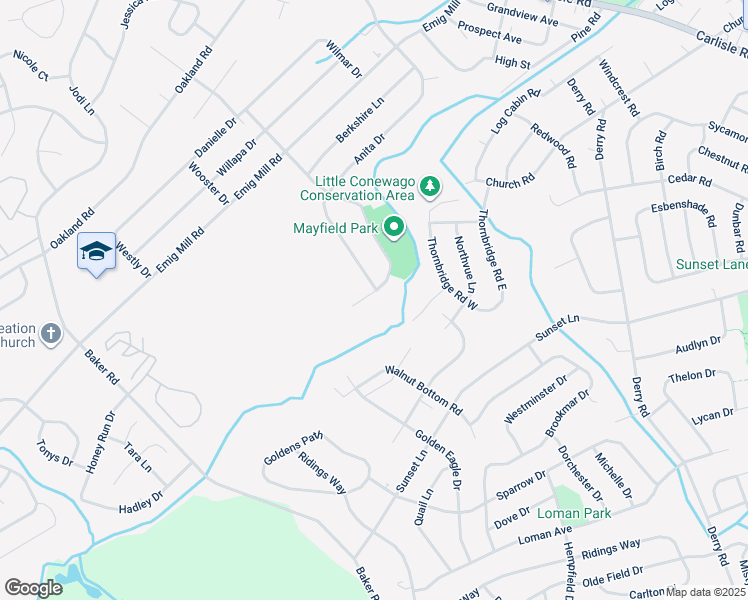 map of restaurants, bars, coffee shops, grocery stores, and more near 2612 Sedgewick Avenue in Dover