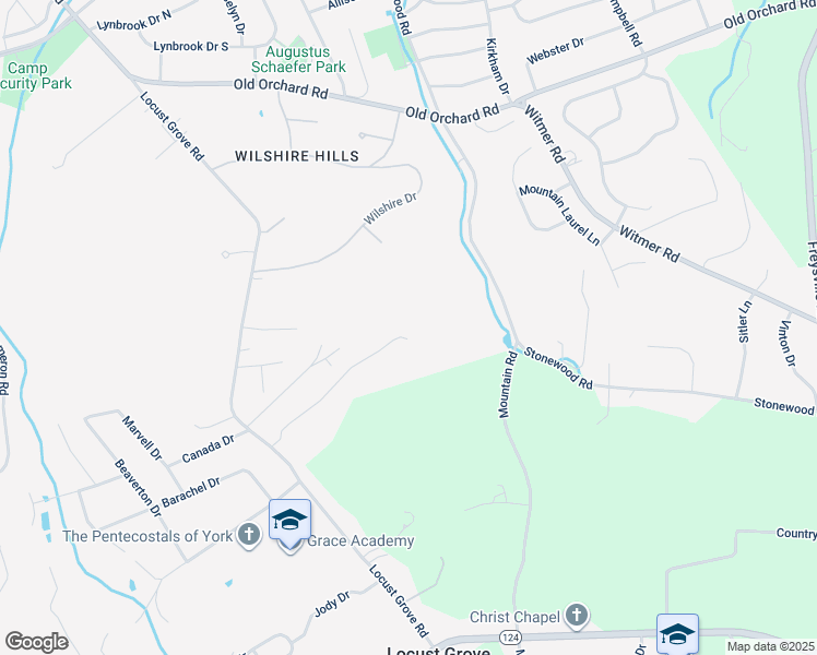 map of restaurants, bars, coffee shops, grocery stores, and more near 3820 Laurel Lane in East York