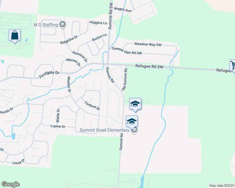 map of restaurants, bars, coffee shops, grocery stores, and more near 8545 Township Highway 26 in Reynoldsburg