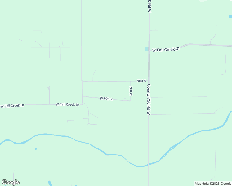 map of restaurants, bars, coffee shops, grocery stores, and more near 7732 West 920 South in Pendleton