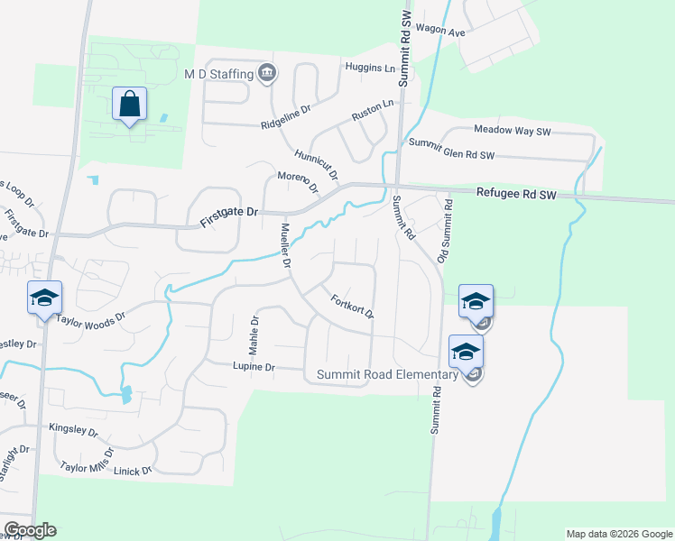 map of restaurants, bars, coffee shops, grocery stores, and more near 892 Brosmer Drive in Reynoldsburg