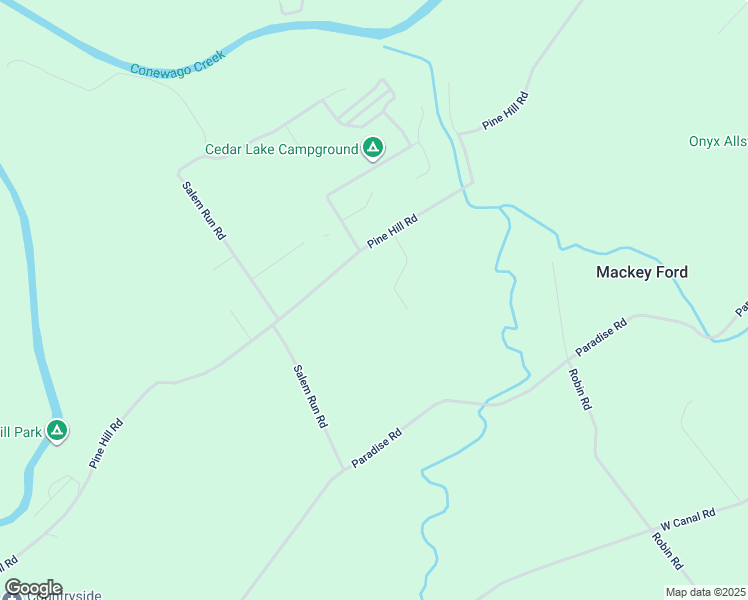 map of restaurants, bars, coffee shops, grocery stores, and more near 5050 Pine Hill Road in Dover