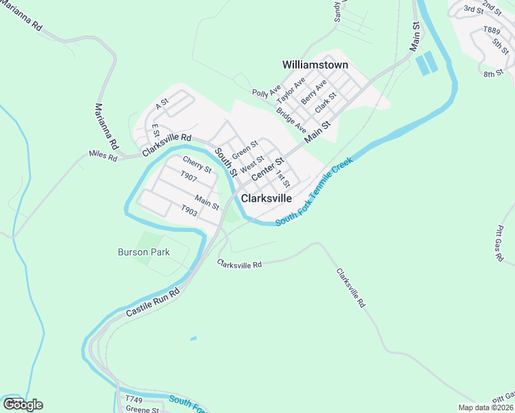 map of restaurants, bars, coffee shops, grocery stores, and more near 303 Sugar Lane in Clarksville