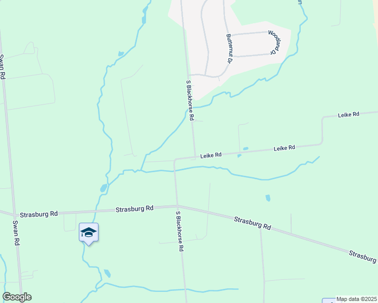 map of restaurants, bars, coffee shops, grocery stores, and more near 3116 South Blackhorse Road in Parkesburg