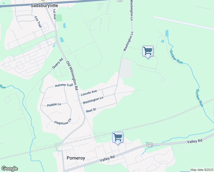 map of restaurants, bars, coffee shops, grocery stores, and more near 61 Lincoln Avenue in Coatesville