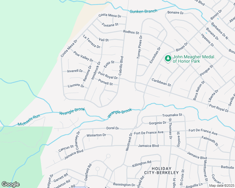 map of restaurants, bars, coffee shops, grocery stores, and more near 189 Cabrillo Boulevard in Toms River