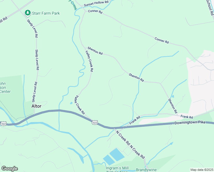 map of restaurants, bars, coffee shops, grocery stores, and more near 915 Shenandoah Lane in West Chester