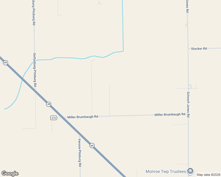 map of restaurants, bars, coffee shops, grocery stores, and more near 8798 Miller-Brumbaugh Road in Arcanum