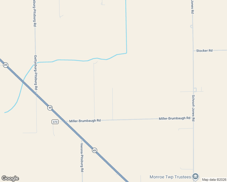 map of restaurants, bars, coffee shops, grocery stores, and more near 8798 Miller-Brumbaugh Road in Arcanum