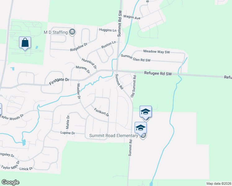 map of restaurants, bars, coffee shops, grocery stores, and more near 820 Gummer Court in Reynoldsburg