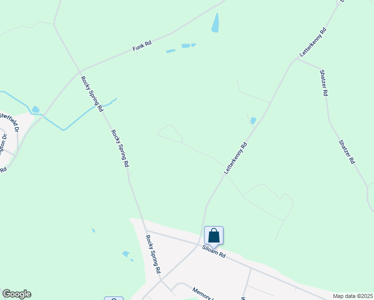 map of restaurants, bars, coffee shops, grocery stores, and more near 1760 Blakewood Drive in Chambersburg
