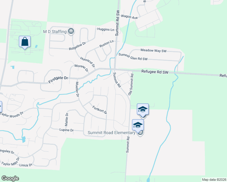 map of restaurants, bars, coffee shops, grocery stores, and more near 820 Gummer Court in Reynoldsburg