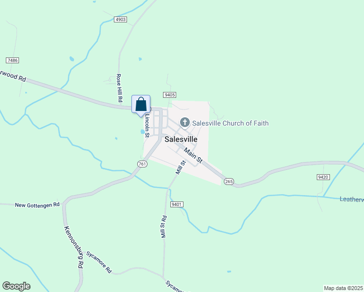 map of restaurants, bars, coffee shops, grocery stores, and more near 105 Locust Street in Salesville