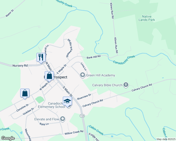 map of restaurants, bars, coffee shops, grocery stores, and more near 119 Livia Lane in Wrightsville