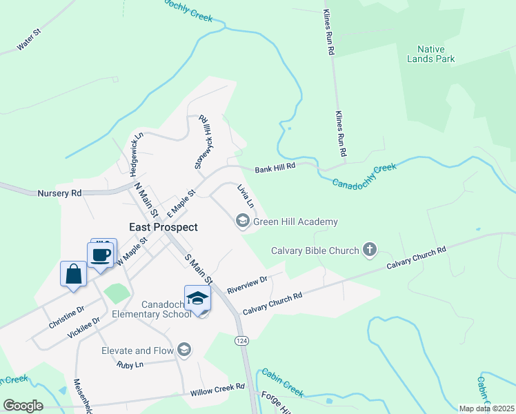 map of restaurants, bars, coffee shops, grocery stores, and more near 119 Livia Lane in Wrightsville