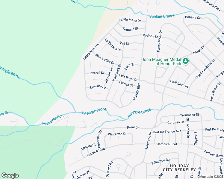 map of restaurants, bars, coffee shops, grocery stores, and more near 62 Innsbruck Drive in Toms River