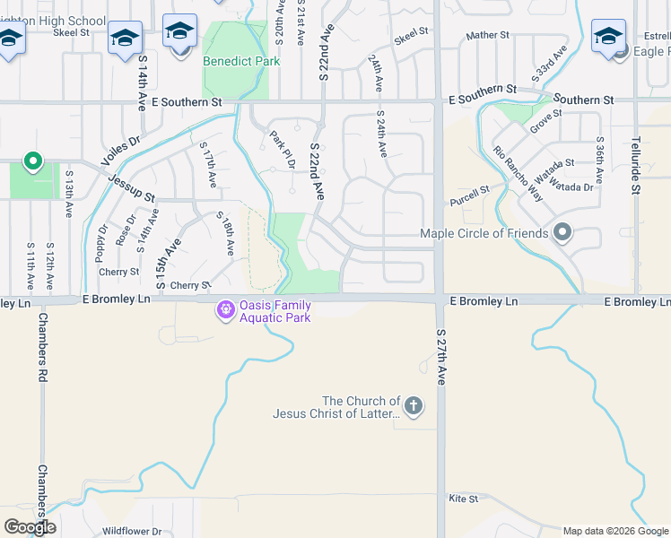 map of restaurants, bars, coffee shops, grocery stores, and more near 783 South 22nd Avenue in Brighton