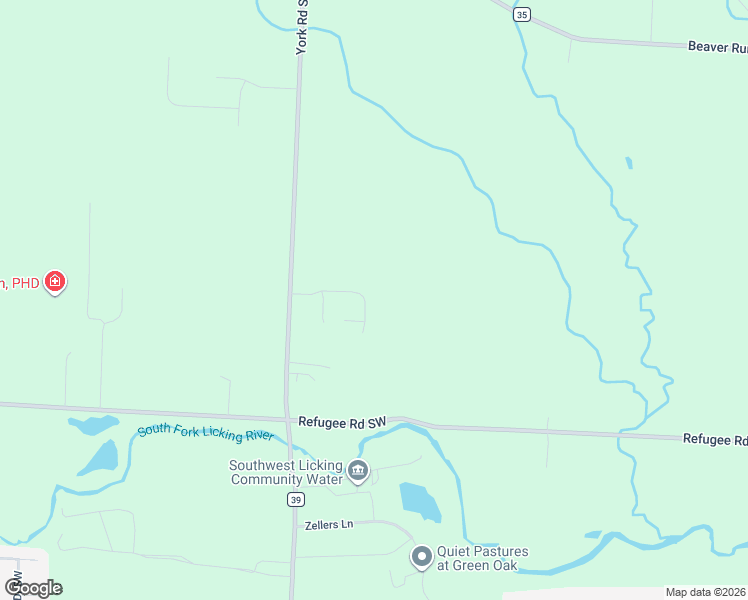 map of restaurants, bars, coffee shops, grocery stores, and more near 165 Almahurst Road in Pataskala