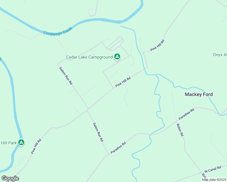 map of restaurants, bars, coffee shops, grocery stores, and more near 5050 Pine Hill Road in Dover