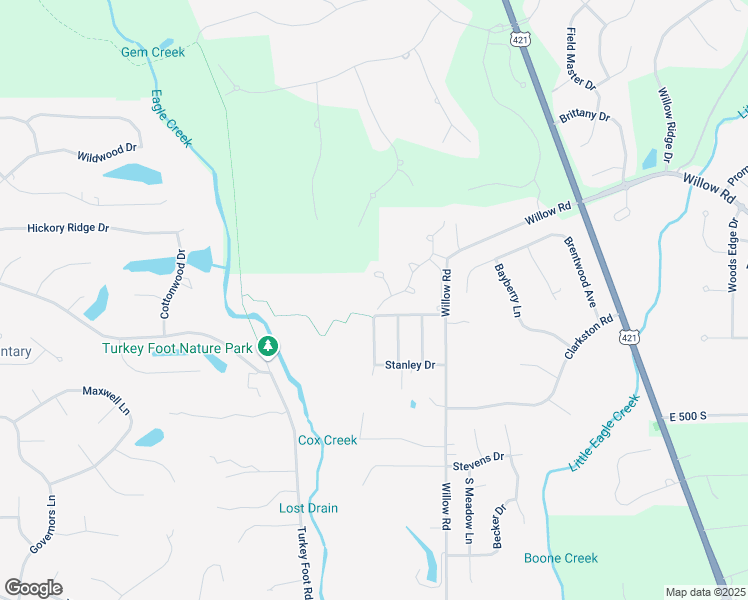 map of restaurants, bars, coffee shops, grocery stores, and more near 4640 Summersong Road in Zionsville