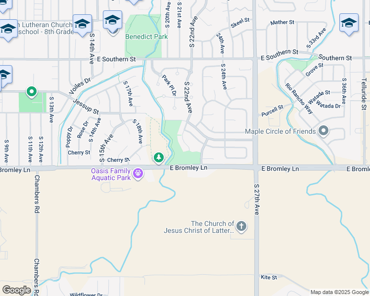 map of restaurants, bars, coffee shops, grocery stores, and more near 791 South 21st Court in Brighton