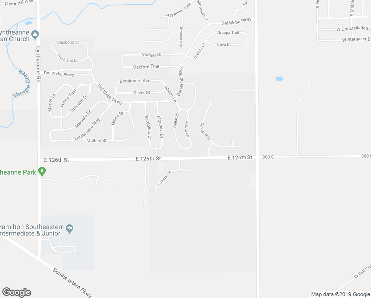 map of restaurants, bars, coffee shops, grocery stores, and more near 12714 Cellar Street in Fishers