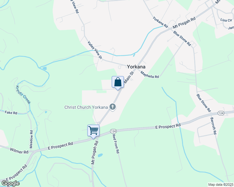 map of restaurants, bars, coffee shops, grocery stores, and more near 14 Main Street in East York