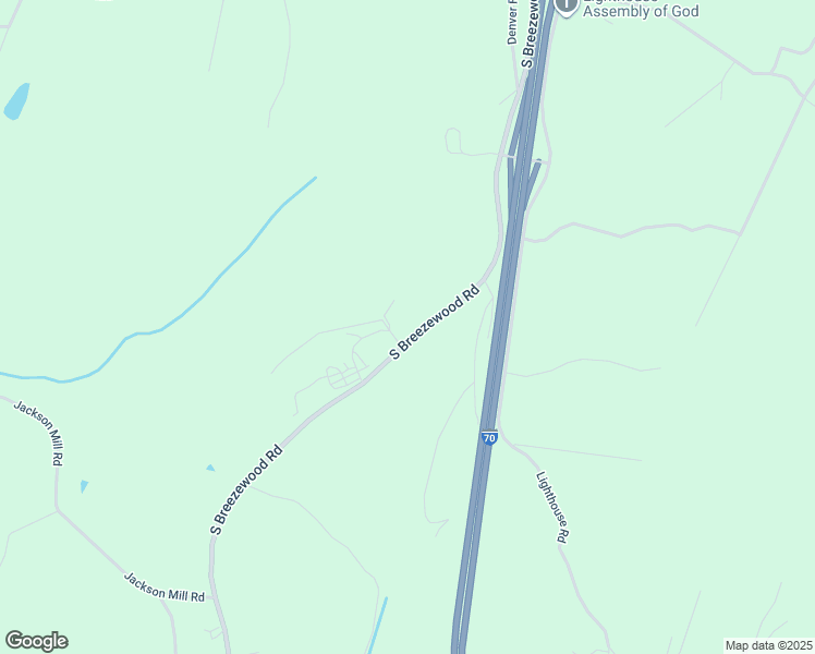 map of restaurants, bars, coffee shops, grocery stores, and more near 1052 South Breezewood Road in Breezewood