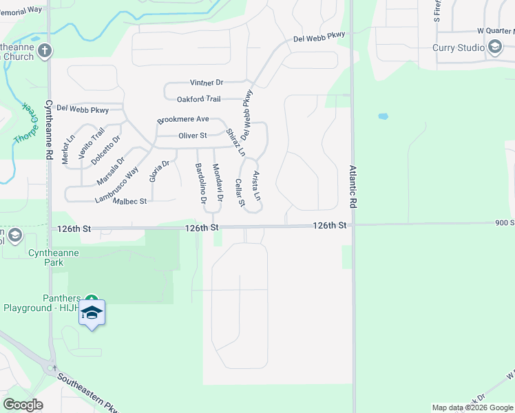 map of restaurants, bars, coffee shops, grocery stores, and more near 12714 Cellar Street in Fishers