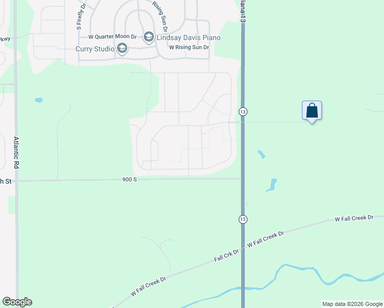 map of restaurants, bars, coffee shops, grocery stores, and more near 8829 Slayton Street in Pendleton