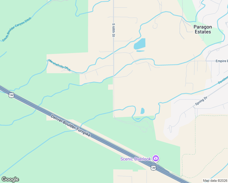 map of restaurants, bars, coffee shops, grocery stores, and more near 640 South 68th Street in Boulder