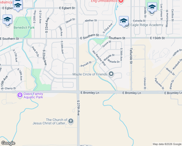 map of restaurants, bars, coffee shops, grocery stores, and more near 611 South 34th Avenue in Brighton