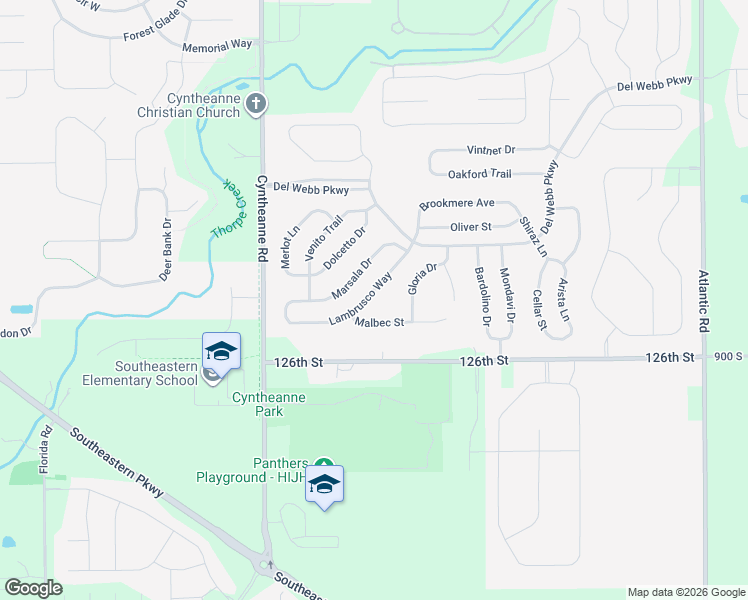 map of restaurants, bars, coffee shops, grocery stores, and more near 16007 Lambrusco Way in Fishers