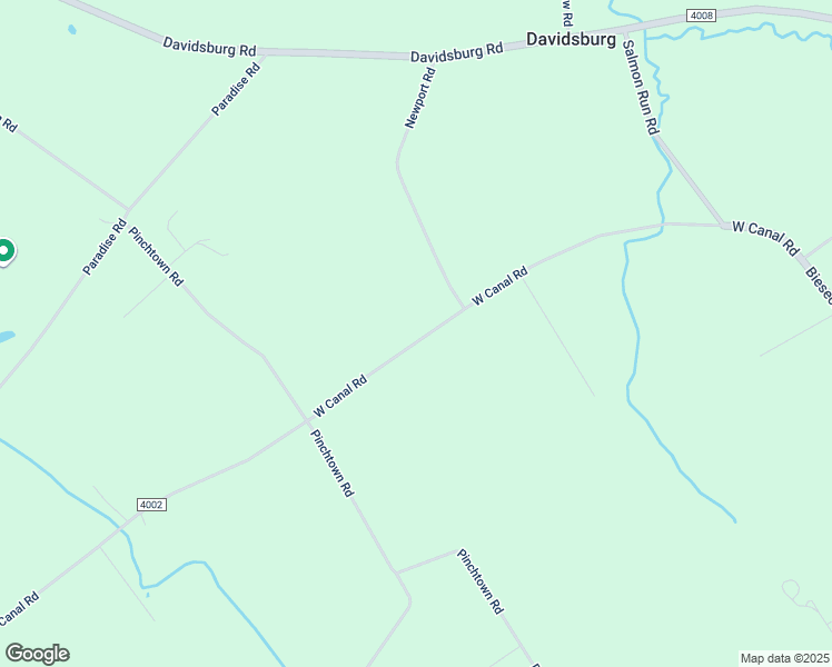 map of restaurants, bars, coffee shops, grocery stores, and more near 4161 West Canal Road in Dover