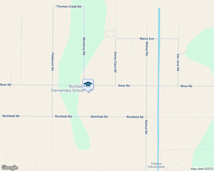 map of restaurants, bars, coffee shops, grocery stores, and more near 23875 River Road in Corning