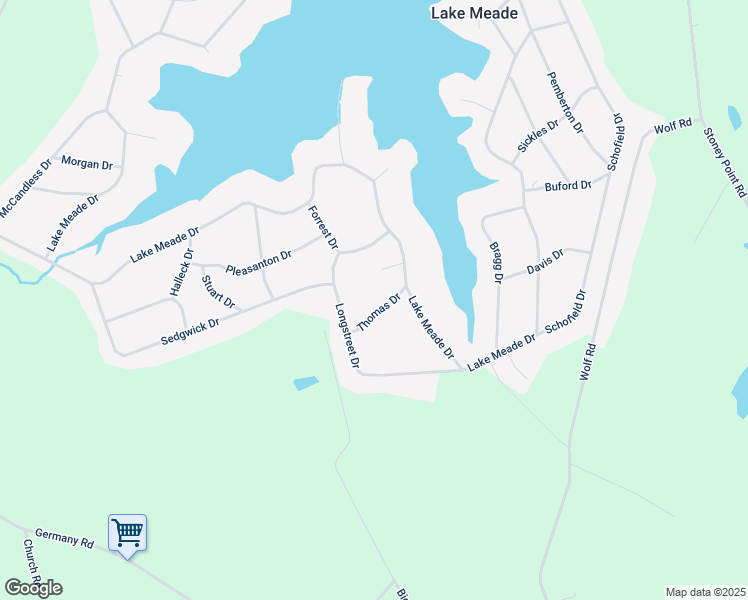 map of restaurants, bars, coffee shops, grocery stores, and more near 9 Thomas Drive in East Berlin