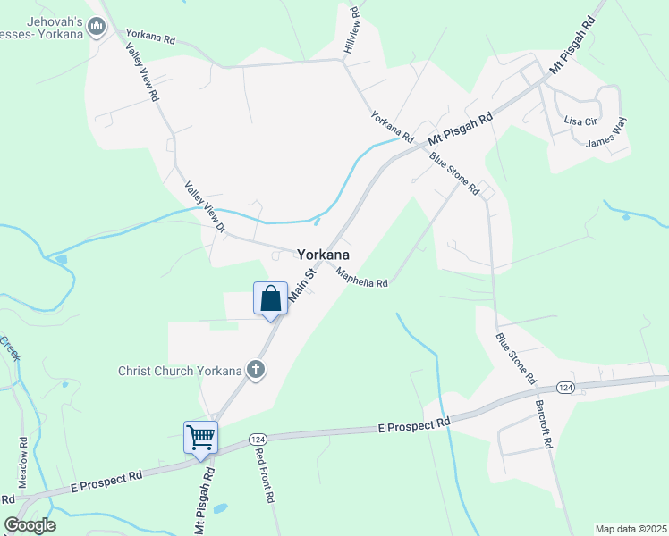 map of restaurants, bars, coffee shops, grocery stores, and more near in Yorkana