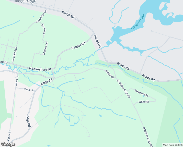 map of restaurants, bars, coffee shops, grocery stores, and more near 316 Ridge Road in Burlington County
