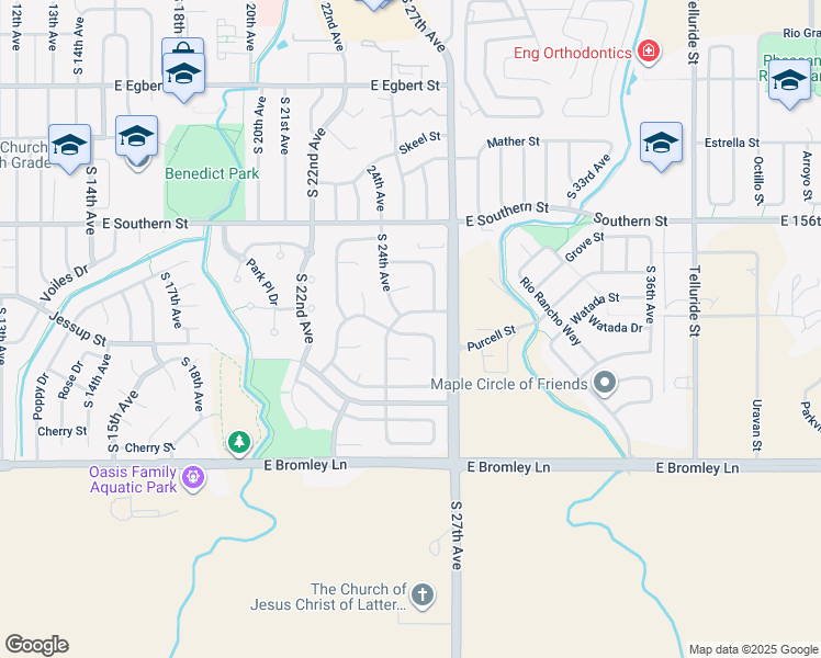 map of restaurants, bars, coffee shops, grocery stores, and more near 2417 Wolf Creek Drive in Brighton