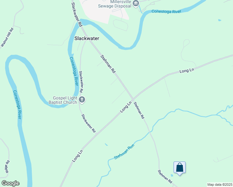 map of restaurants, bars, coffee shops, grocery stores, and more near 13 Hillcrest Drive in Millersville