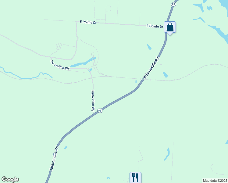 map of restaurants, bars, coffee shops, grocery stores, and more near 2865 Adamsville Road in Zanesville