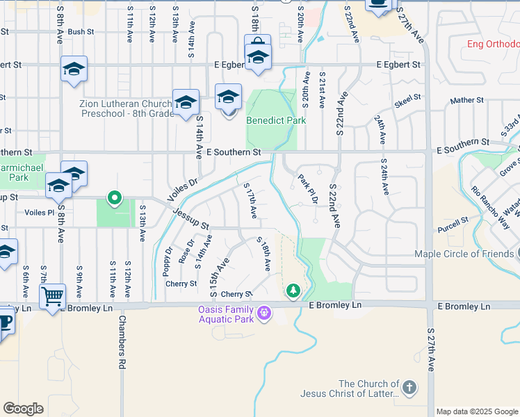 map of restaurants, bars, coffee shops, grocery stores, and more near 1736 Daisy Court in Brighton